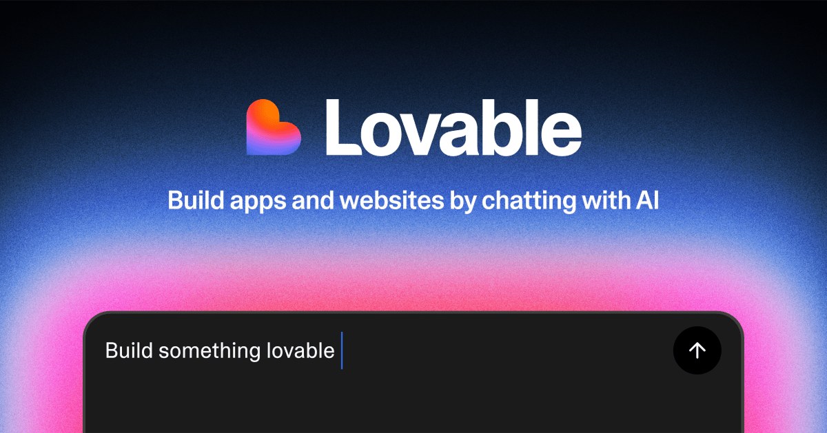 Lovable homepage preview